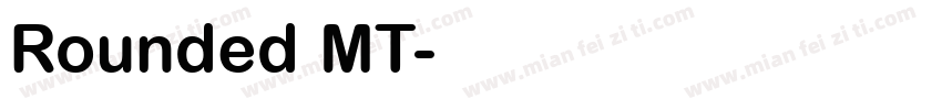 Rounded MT字体转换